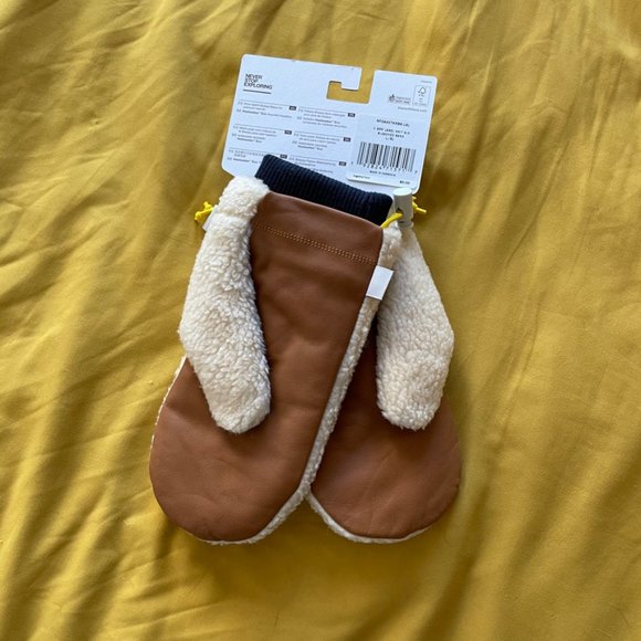 Brown Label Mitt Wool Leather Mitten 